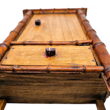 Charger l'image dans la galerie, Petite armoire de poupée en bois – Style faux bambou, vers 1900 Le Charme des Violettes - Brocante en ligne
