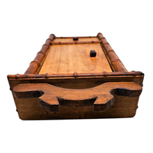 Charger l'image dans la galerie, Petite armoire de poupée en bois – Style faux bambou, vers 1900 Le Charme des Violettes - Brocante en ligne