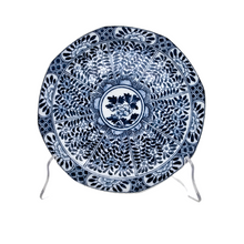 Load image into Gallery viewer, Xangxi (in the taste of). Blue and white Chinese porcelain plate, Qing Dynasty, 19th century
