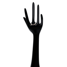 Charger l'image dans la galerie, Bague artisanale indienne vintage en argent sertie de pierres taillées, années 1980-2000 Le Charme des Violettes - Brocante en ligne