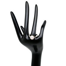 Afbeelding in Gallery-weergave laden, Art deco ring van 800 zilver bezet met een fijne natuurlijke parel, jaren 20-30