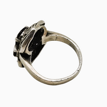 Charger l'image dans la galerie, Bague Art déco en argent 925, grenats et marcassites, années 1920-1930 Le Charme des Violettes - Brocante en ligne