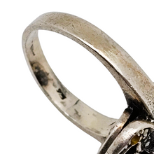 Charger l'image dans la galerie, Bague Art déco en argent 925, grenats et marcassites, années 1920-1930 Le Charme des Violettes - Brocante en ligne