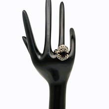 Charger l'image dans la galerie, Bague Art déco en argent 925, grenats et marcassites, années 1920-1930 Le Charme des Violettes - Brocante en ligne