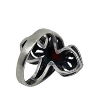 Charger l'image dans la galerie, Bague Art déco en argent, grenat et marcassites, vers 1925-1935 Le Charme des Violettes - Brocante en ligne