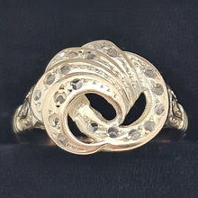 Charger l'image dans la galerie, Bague en or 14 carats sertie de 21 diamants taille rose, vers 1880–1910 Le Charme des Violettes - Brocante en ligne