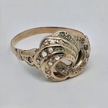 Charger l'image dans la galerie, Bague en or 14 carats sertie de 21 diamants taille rose, vers 1880–1910 Le Charme des Violettes - Brocante en ligne
