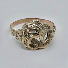 Charger l'image dans la galerie, Bague en or 14 carats sertie de 21 diamants taille rose, vers 1880–1910 Le Charme des Violettes - Brocante en ligne