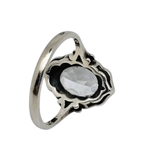 Afbeelding in Gallery-weergave laden, Bague en argent 925, quartz facetté et marcassites – inspiration Art déco, années 1970-1990 Le Charme des Violettes - Brocante en ligne