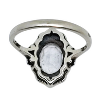 Afbeelding in Gallery-weergave laden, Bague en argent 925, quartz facetté et marcassites – inspiration Art déco, années 1970-1990 Le Charme des Violettes - Brocante en ligne