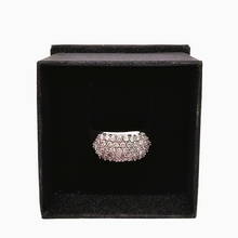 Charger l'image dans la galerie, Bague vintage en argent 925 sertie de zircons