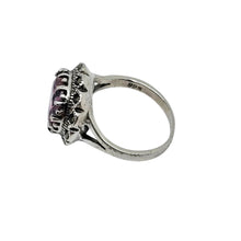Charger l'image dans la galerie, Bague en argent 925, pierre rose facettée et marcassites – Style Art déco, fin XXè siècle Le Charme des Violettes - Brocante en ligne