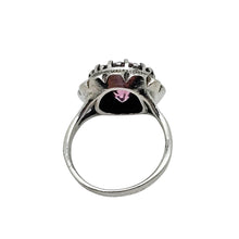 Charger l'image dans la galerie, Bague en argent 925, pierre rose facettée et marcassites – Style Art déco, fin XXè siècle Le Charme des Violettes - Brocante en ligne