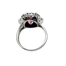 Charger l'image dans la galerie, Bague en argent 925, pierre rose facettée et marcassites – Style Art déco, fin XXè siècle Le Charme des Violettes - Brocante en ligne