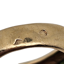 Afbeelding in Gallery-weergave laden, Bague vintage en vermeil sertie de 3 péridots, années 1980