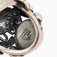 Afbeelding in Gallery-weergave laden, Niels Erik From. Bague Skønvirke fish en argent sterling et oeil de tigre, design danois, années 1950
