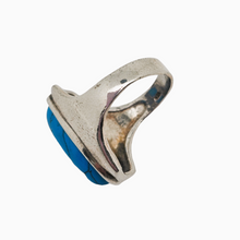Afbeelding in Gallery-weergave laden, Vintage 925 zilveren ring gezet met een grote turciet