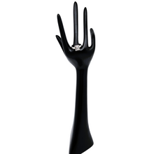 Charger l'image dans la galerie, Bague en argent vintage sertie d'un zircon taillé en émeraude