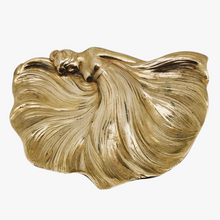 Charger l'image dans la galerie, Baguier Art nouveau en bronze doré en forme de figure féminine, vers 1900