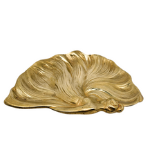 Charger l'image dans la galerie, Baguier Art nouveau en bronze doré en forme de figure féminine, vers 1900
