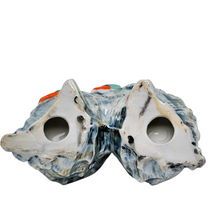 Load image into Gallery viewer, Baigneuse Art déco en porcelaine – Double saleron coquillage – Allemagne, années 1920-1930 Le Charme des Violettes - Brocante en ligne
