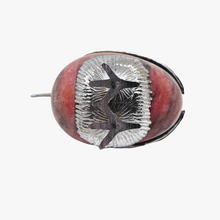 Load image into Gallery viewer, Bécasse-oeuf en rhodonite et métal argenté, XXe