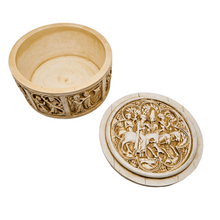 Load image into Gallery viewer, Vintage medieval style box in the spirit of wedding boxes