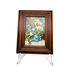 Charger l'image dans la galerie, Boîte à clefs vintage en bois, marque Buco, reproduction du Bouquet de printemps de Renoir