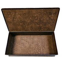 Load image into Gallery viewer, Duo of leather-style embossed cardboard boxes. 1920s-1930s
