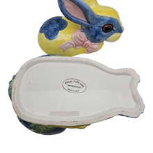 Load image into Gallery viewer, Prego Italia GmbH, bonbonnière vintage en forme de lapin en céramique italienne, années 1960-1970