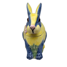 Load image into Gallery viewer, Prego Italia GmbH, bonbonnière vintage en forme de lapin en céramique italienne, années 1960-1970