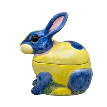 Load image into Gallery viewer, Prego Italia GmbH, bonbonnière vintage en forme de lapin en céramique italienne, années 1960-1970
