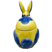 Load image into Gallery viewer, Prego Italia GmbH, bonbonnière vintage en forme de lapin en céramique italienne, années 1960-1970