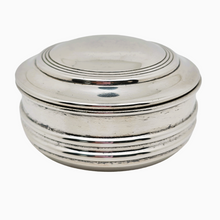 Load image into Gallery viewer, Vintage round candy dish in silver metal