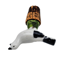 Charger l'image dans la galerie, Bouchon en porcelaine et liège – Oiseau, fin XIXè - début XXè Le Charme des Violettes - Brocante en ligne