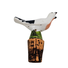 Charger l'image dans la galerie, Bouchon en porcelaine et liège – Oiseau, fin XIXè - début XXè Le Charme des Violettes - Brocante en ligne