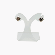 Afbeelding in Gallery-weergave laden, Boucles d'oreilles en argent 925, design moderniste scandinave, années 1970