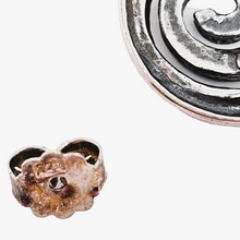 Afbeelding in Gallery-weergave laden, Boucles d'oreilles en argent 925, design moderniste scandinave, années 1970