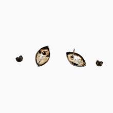 Afbeelding in Gallery-weergave laden, Boucles d'oreilles en argent 925, design moderniste scandinave, années 1970