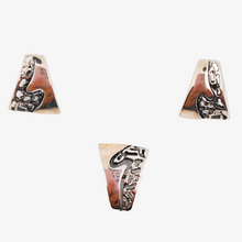 Afbeelding in Gallery-weergave laden, Boucles d'oreilles et pendentif vintage en argent 925, design scandinave, années 1970