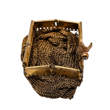 Load image into Gallery viewer, Bourse Belle Epoque en maille dorée, années 1890-1910