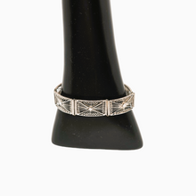 Afbeelding in Gallery-weergave laden, Antiek zilveren en filigrane armband met Art Deco-inspiratie