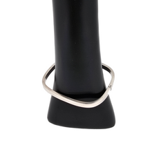 Load image into Gallery viewer, Modernist bangle bracelet in 925 silver with Polish hallmark