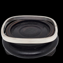 Load image into Gallery viewer, Modernist bangle bracelet in 925 silver with Polish hallmark