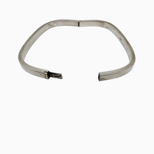 Load image into Gallery viewer, Modernist bangle bracelet in 925 silver with Polish hallmark