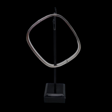 Load image into Gallery viewer, Modernist bangle bracelet in 925 silver with Polish hallmark