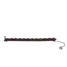 Afbeelding in Gallery-weergave laden, Vintage Scandinavische armband in 925 zilver en Baltisch oranje barnsteen