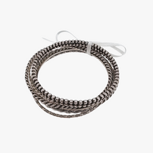 Afbeelding in Gallery-weergave laden, Bracelet semainier vintage en métal argenté, années 1970