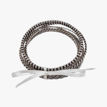 Afbeelding in Gallery-weergave laden, Bracelet semainier vintage en métal argenté, années 1970