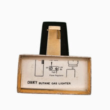 Load image into Gallery viewer, Zaima, Chanty. Vintage gold metal gas lighter, 1970s